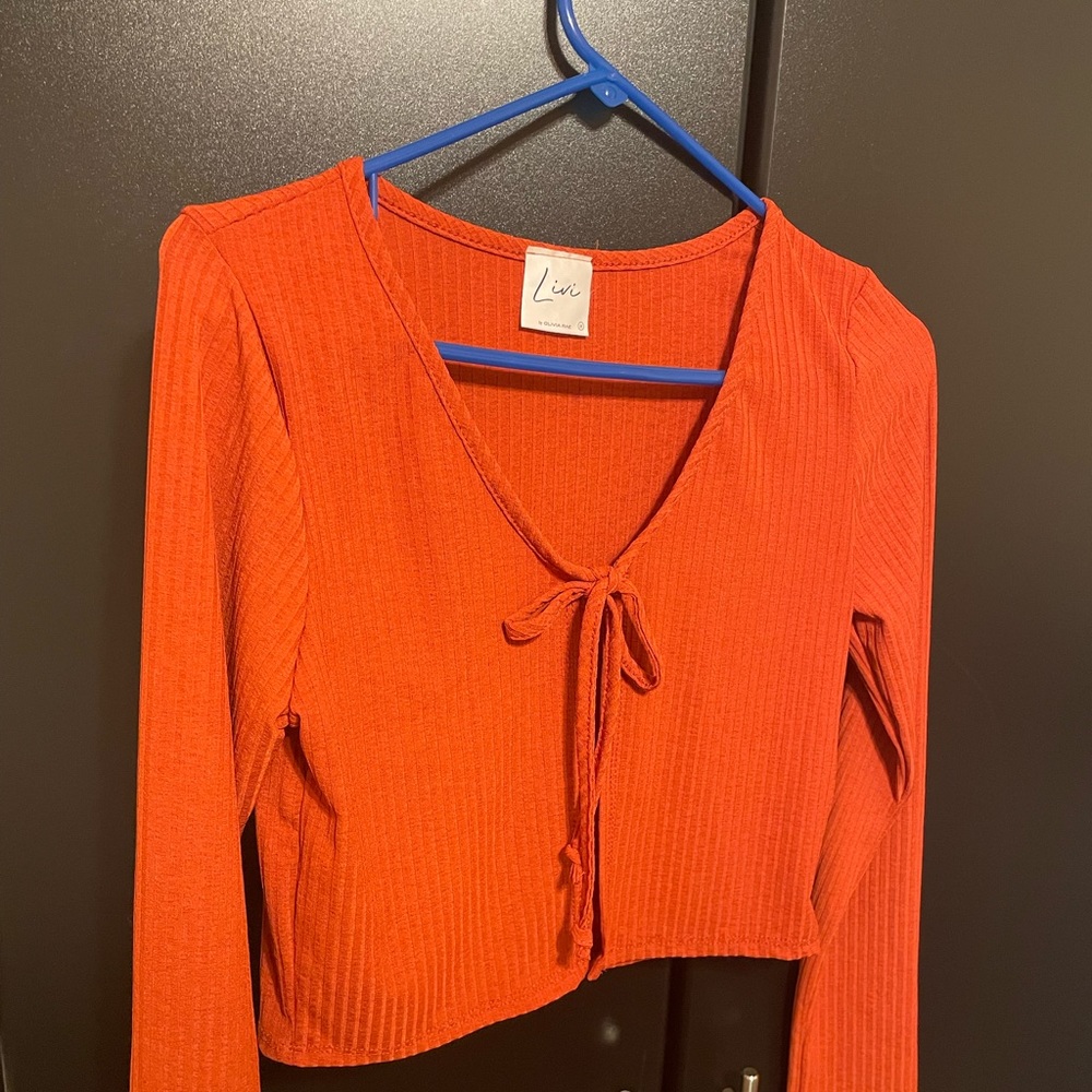 TRENDY TIE FRONT TOP